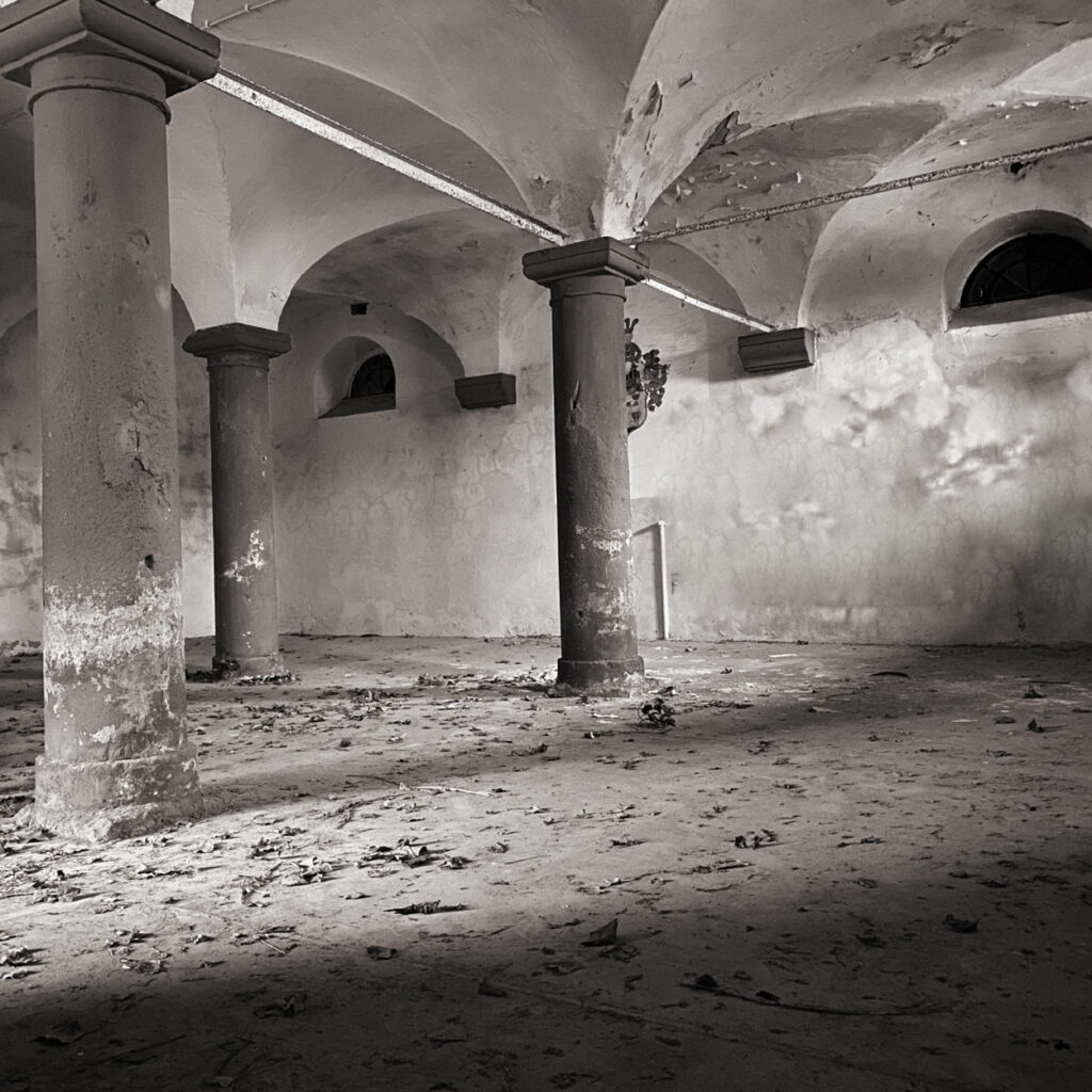 Die Kuhkapelle mit verputzter Decke