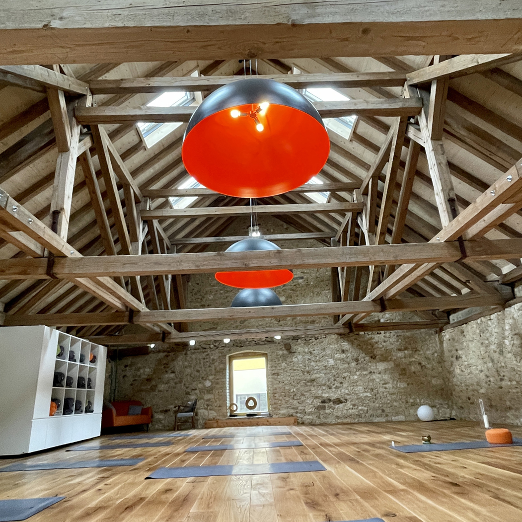 der alte Dachstuhl konnte erhalten werden